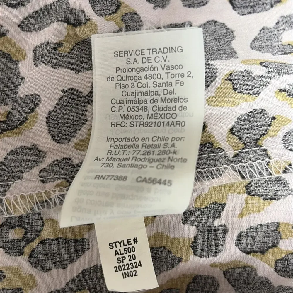 J. Crew - Leopard/Pink Button-up Cotton Poplin Shirt in Signature Fit - Sz Small
